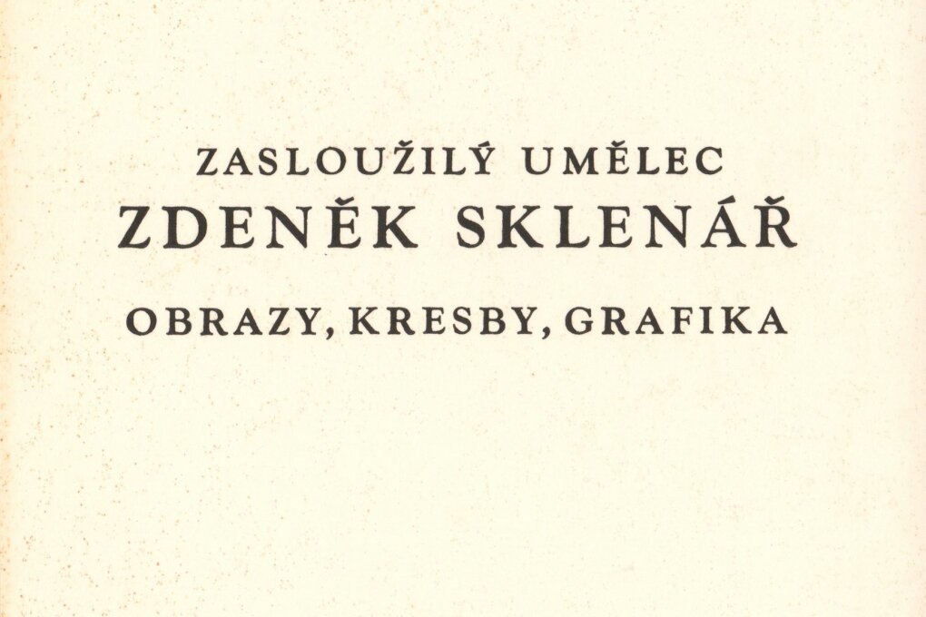 Zasloužilý umělec Zdeněk Sklenář – obrazy, kresby, grafika